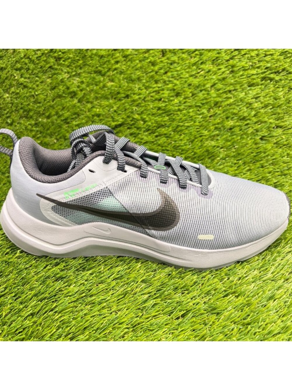 Nike Downshifter 12 Mens Size 7.5 Indigo Haze Gray Black Running Shoes Sneakers